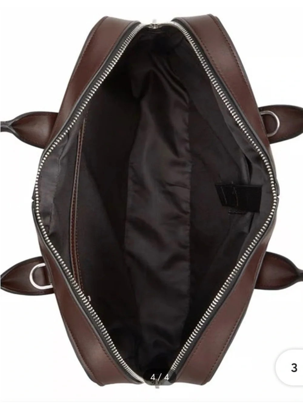Alfani Mens Messenger Bag Brown One Size Office Professional Laptop Travel NWT